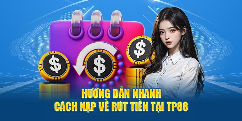 Hướng dẫn nhanh cách nạp về rút tiền tại TP88